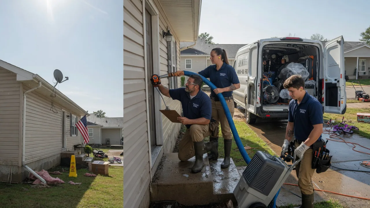 Ceiling Water Damage Restoration in Mesopotamia, OH near me