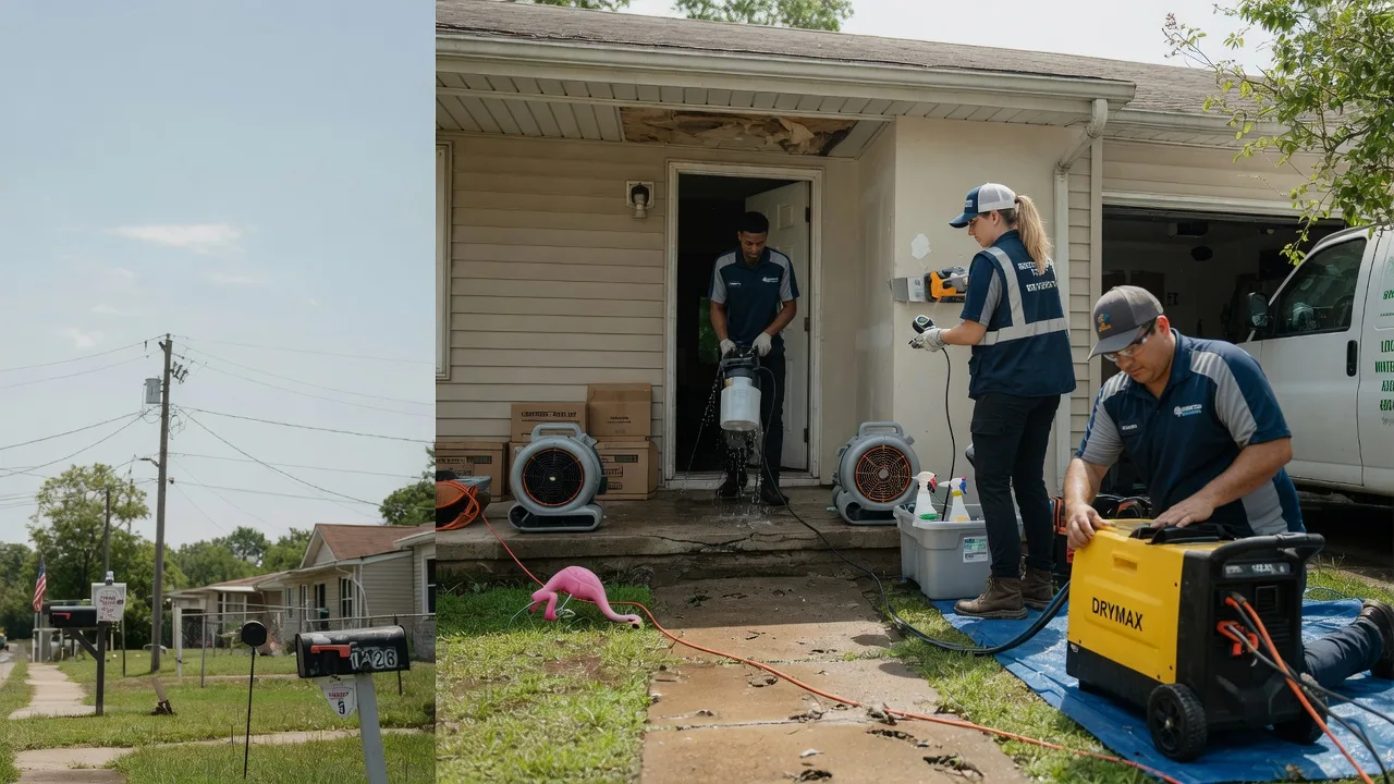 Storm Damage Water Removal in Mesopotamia, OH near me
